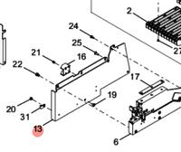  KLW-M373M-01 BRACKET,ARM L YAM